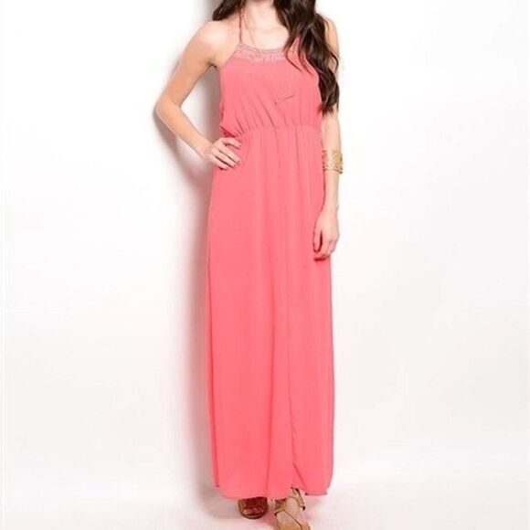 *Clearance* Super B Pink Maxi Dress - Picture 1 of 3